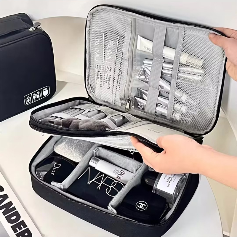Tech Accessories Case - Portable Waterproof Electronic Organizer Bag, Travel