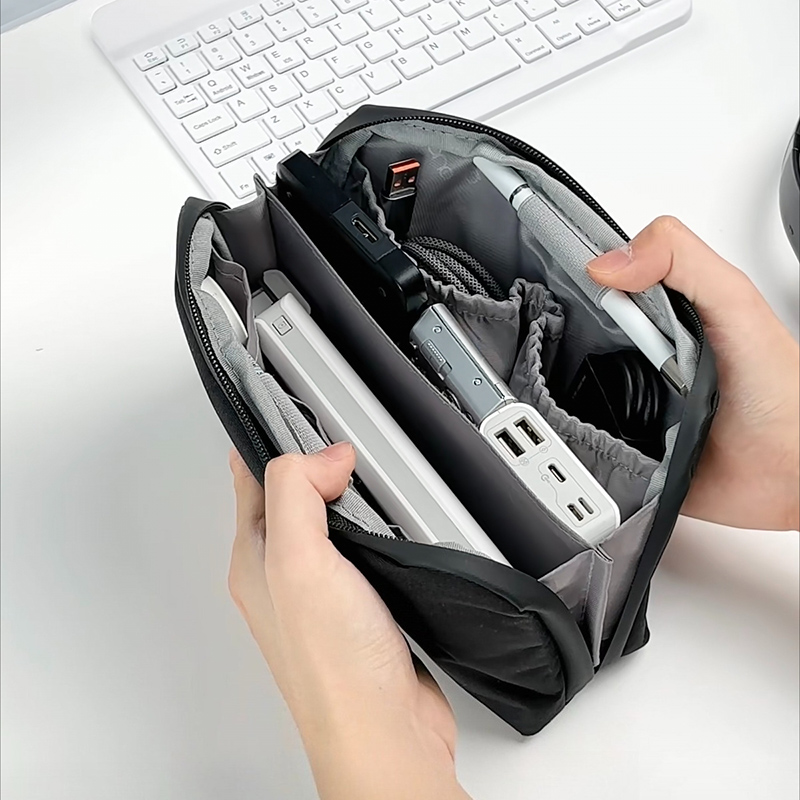 Tech Accessories Storage - Shell Shape Cable Organizer Large Capacity