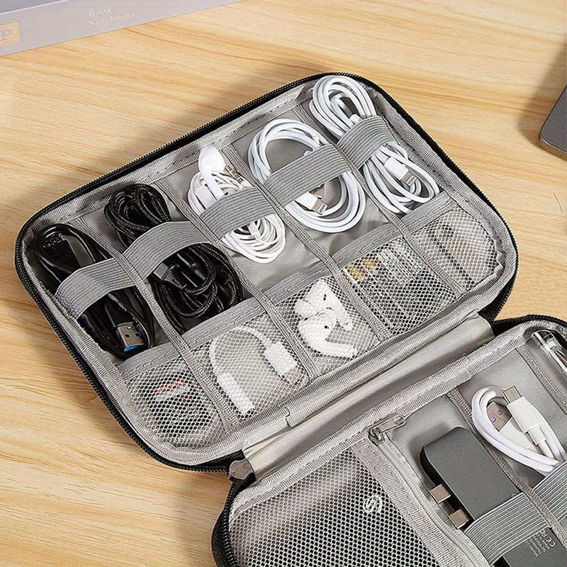 1pc Cable Organizer Case Multi - đánh giá và giá Tech Accessories Travel Organizer Pouch