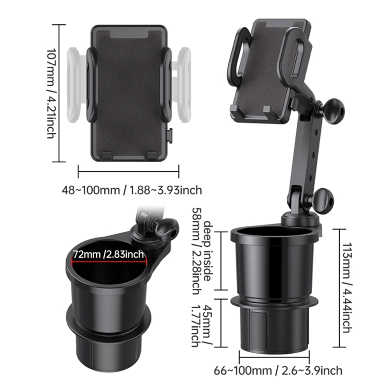 Car Cup Holder Expander Cell P - đánh giá và giá Mobile Tech Accessories