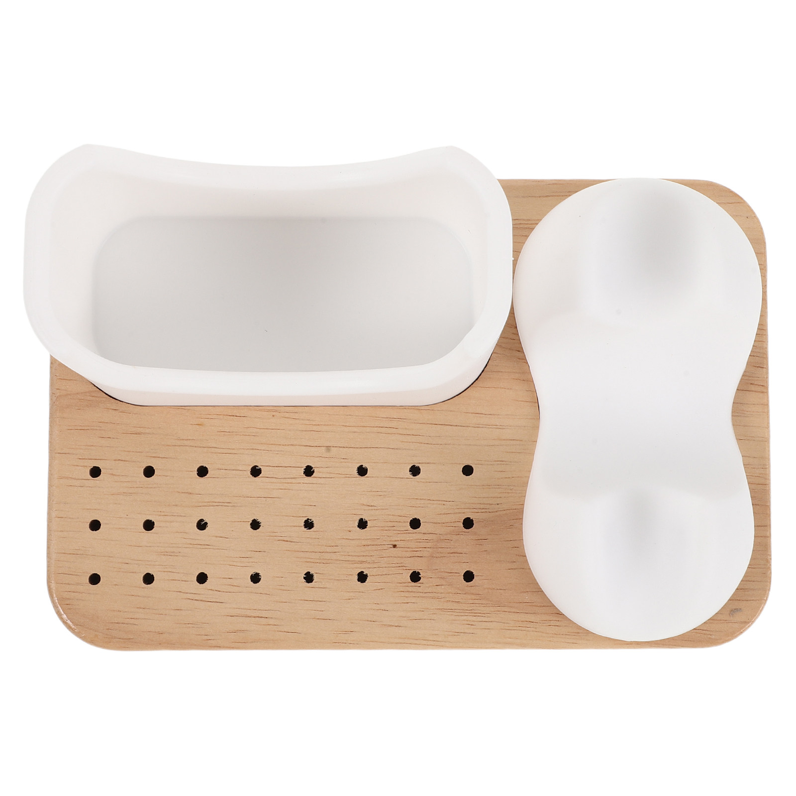 Silicone Nail Drill Holder wit - đánh giá và giá Tech Accessories Storage