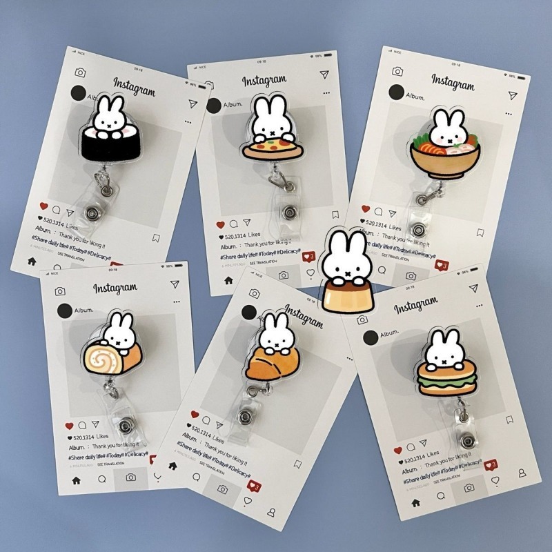 Kawaii Miffy Retractable ID Ba - đánh giá và giá Kawaii Tech Accessories